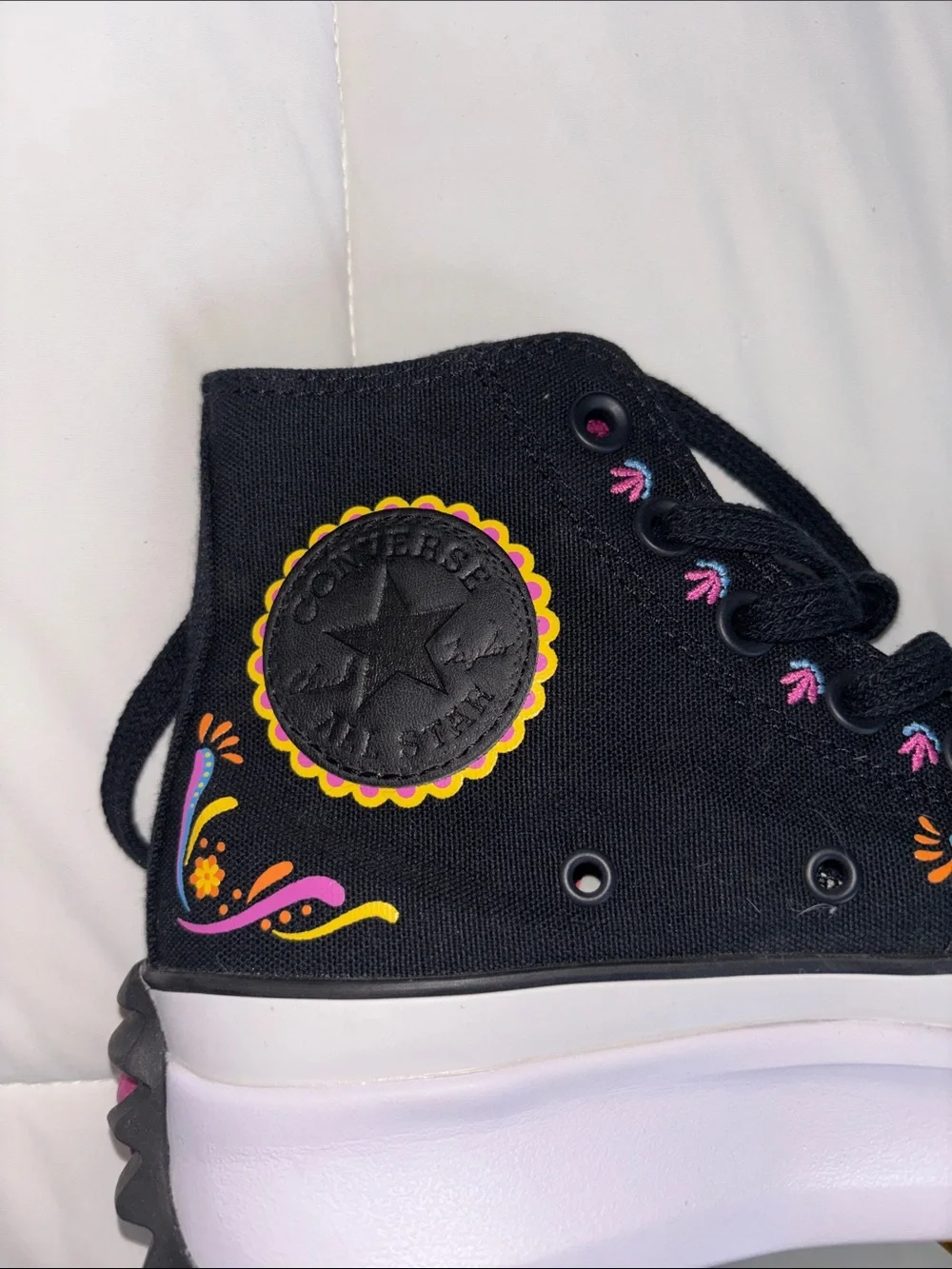 Converse Run Star Hike Platform High 'Día de Muertos' sneakers